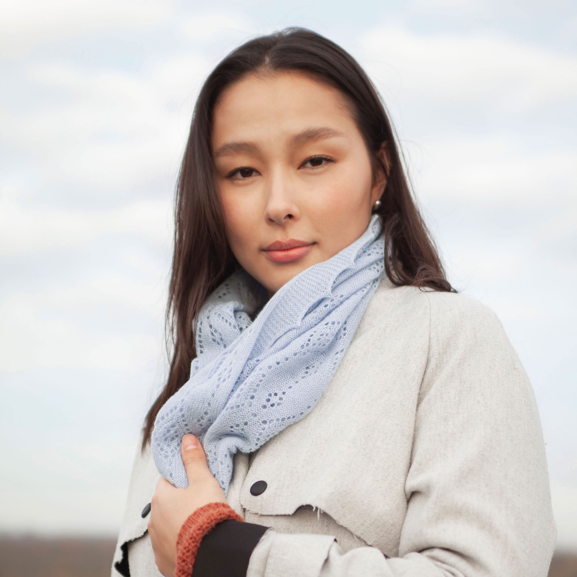 Jewel Cashmere Scarf in Mirage