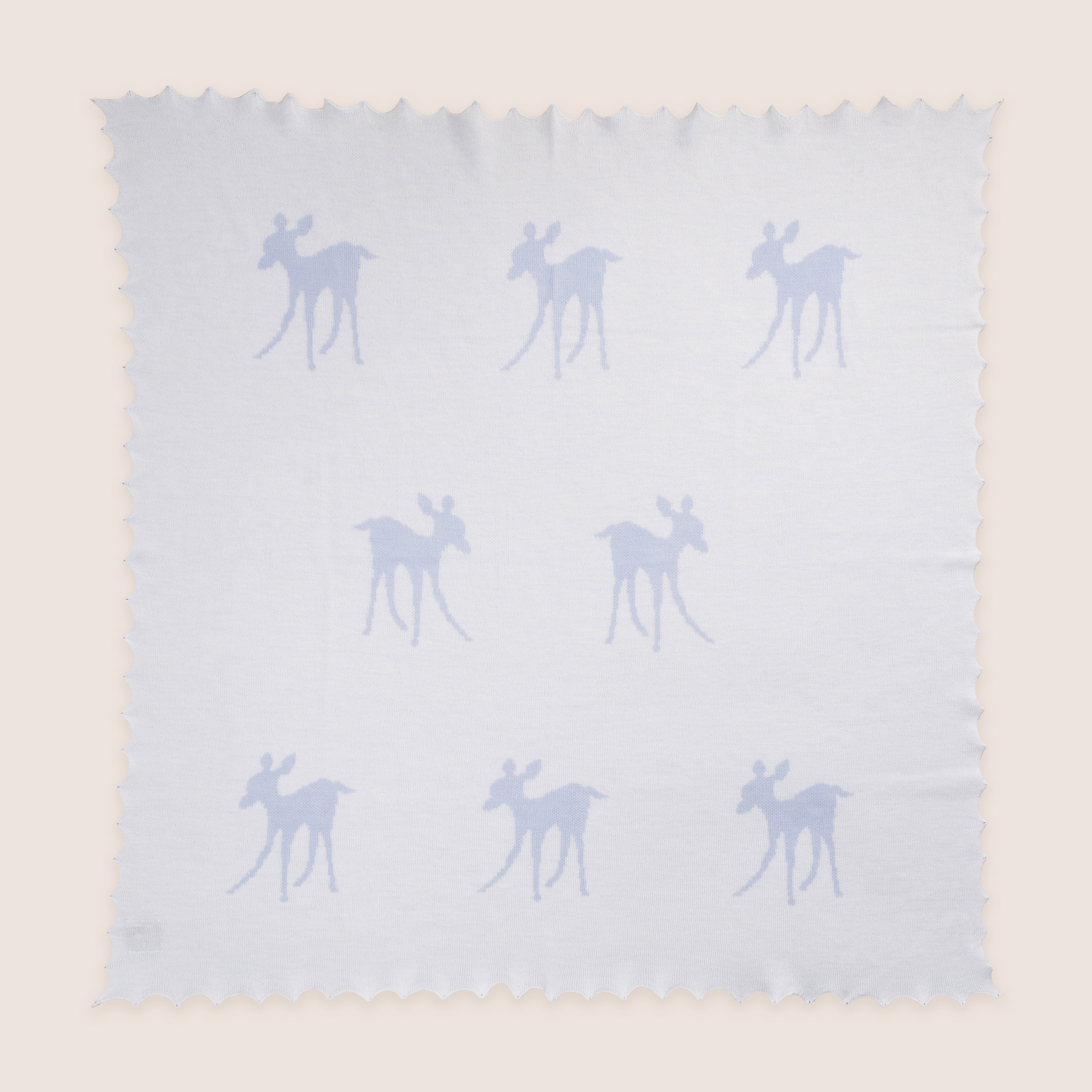 Baby Fawn Gift Set Shawl Blue