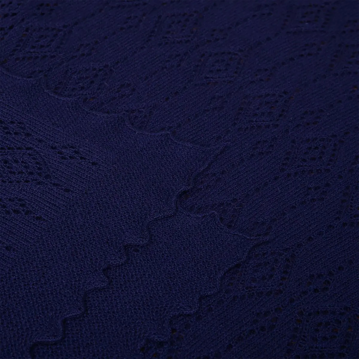Jewel Cashmere Scarf in Navy
