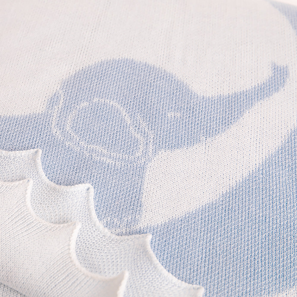 Personalised Baby Elephant Shaw in Blue
