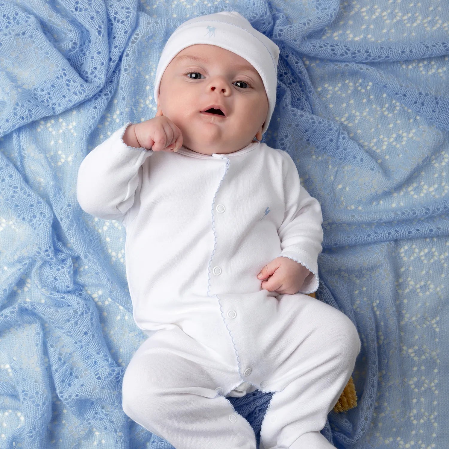 Baby Fawn Babygrow - Blue