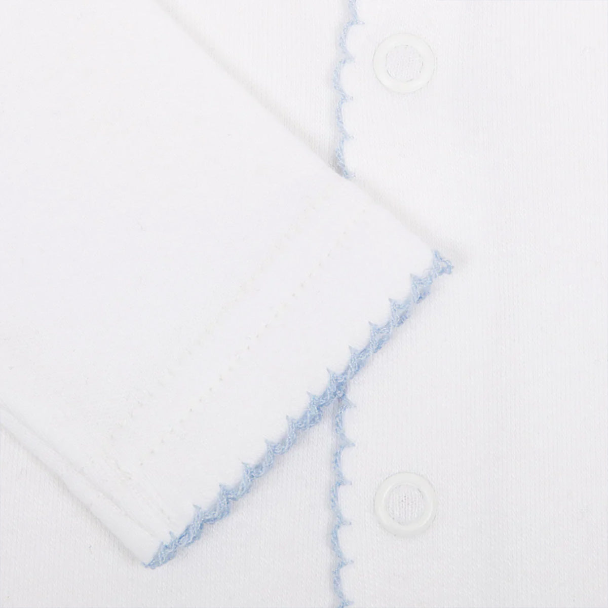 Baby Fawn Babygrow Blue Detail