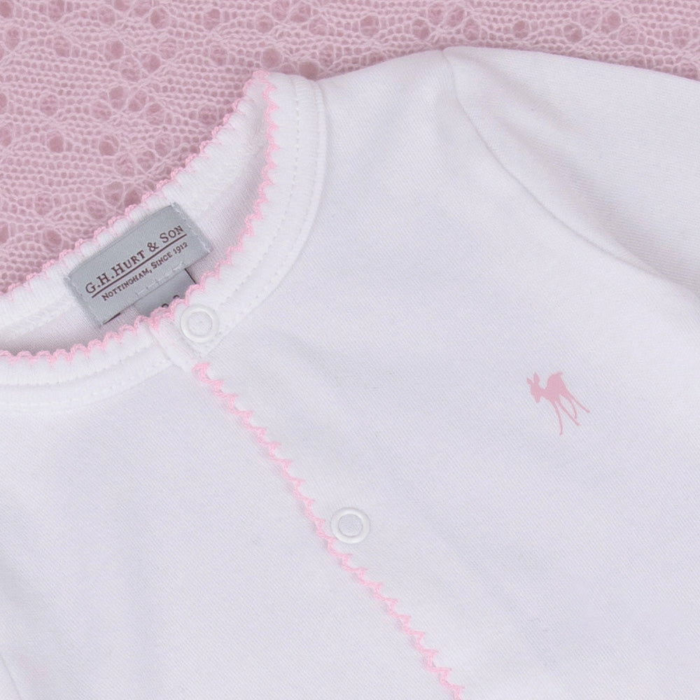 Baby Fawn Babygrow in Pink