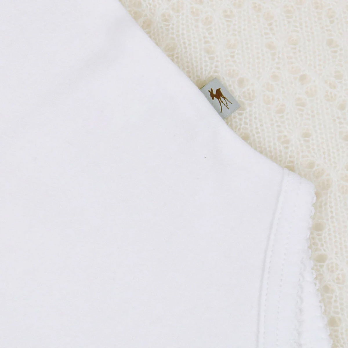 Baby Fawn Bodysuit White Detail