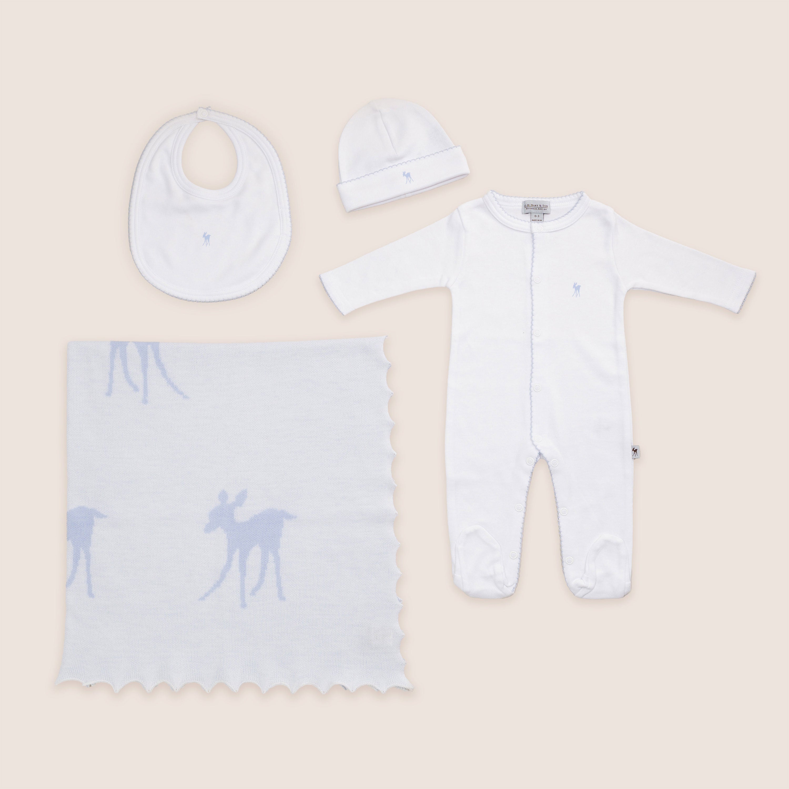 Baby Fawn Gift Set in Blue