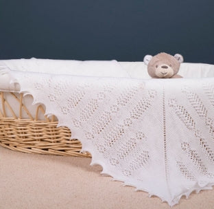 Baby Basket and Shawl