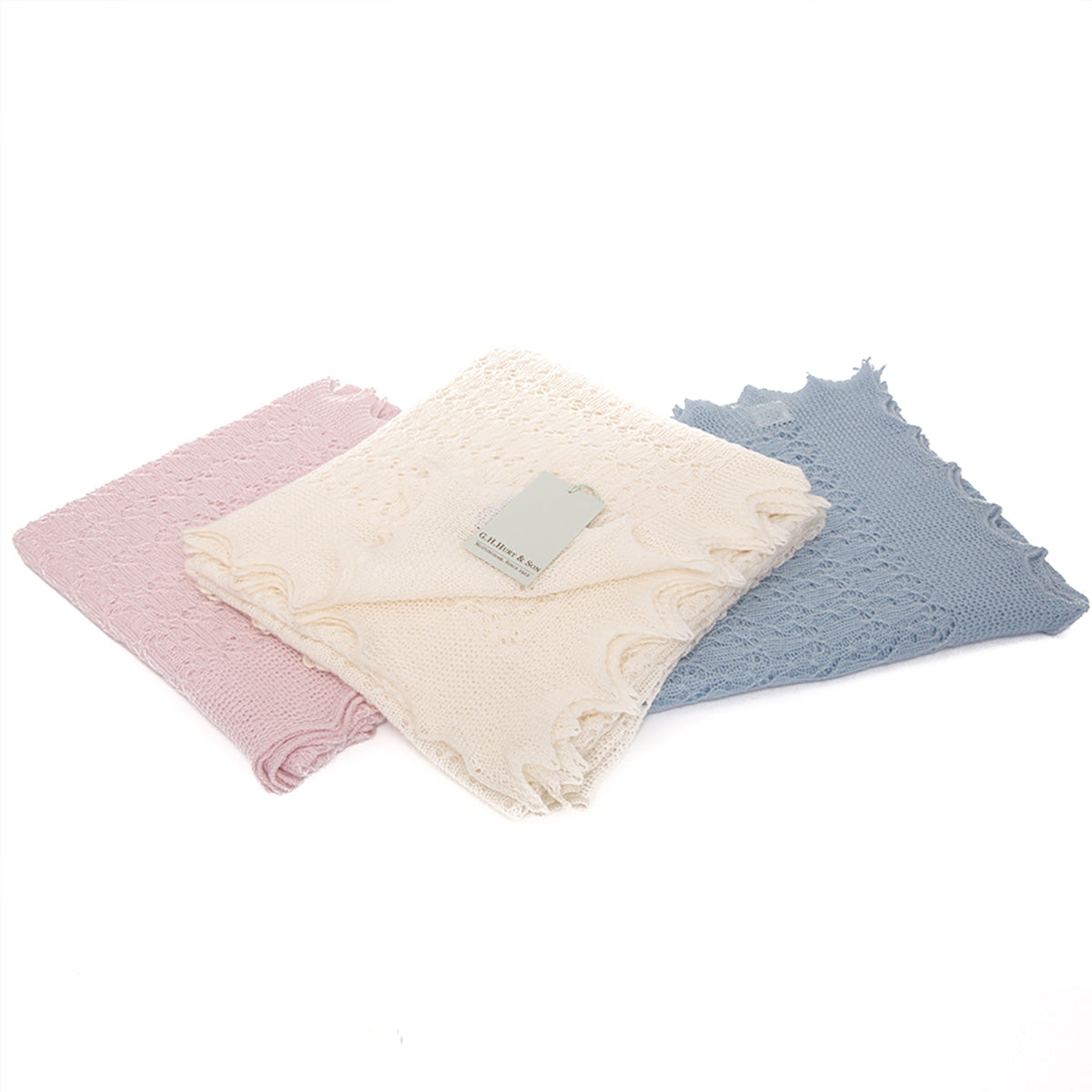 Cosy Cashmere Baby Shawl Colour Options