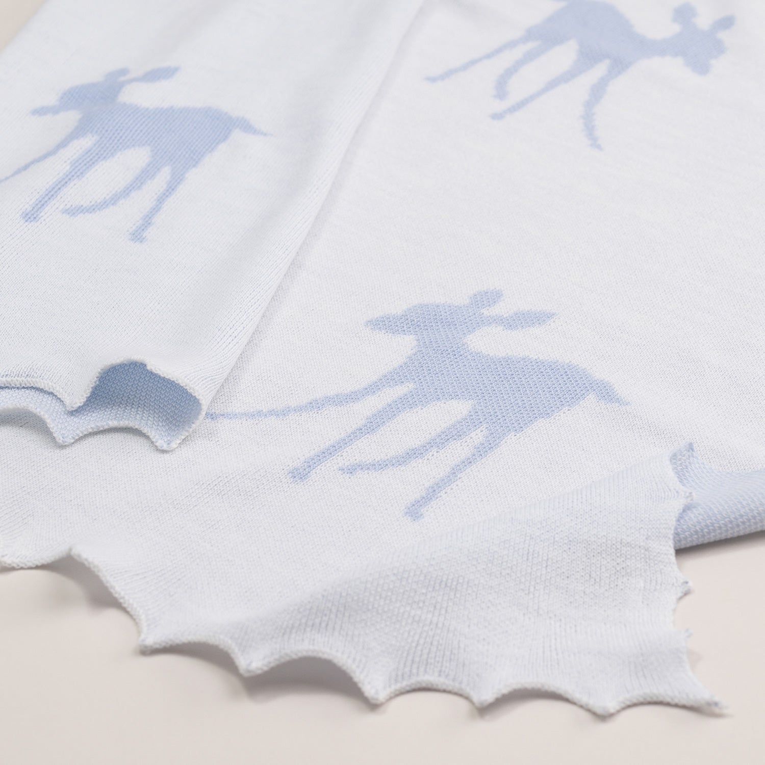 Baby Fawn Shawl Blue