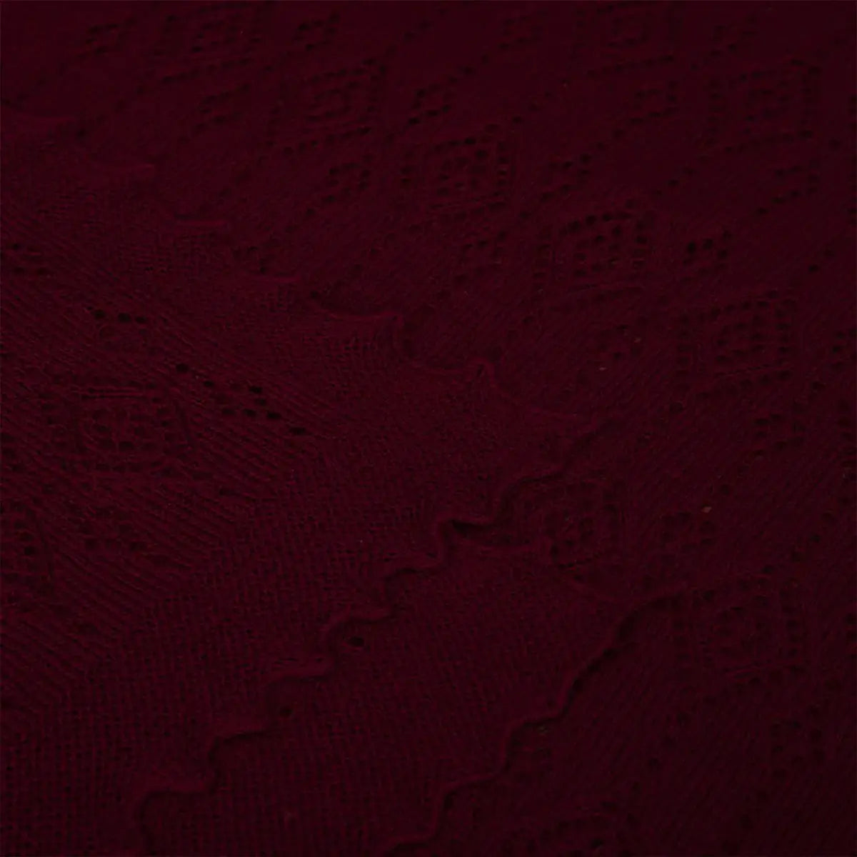 Jewel Cashmere Scarf in Claret Detail