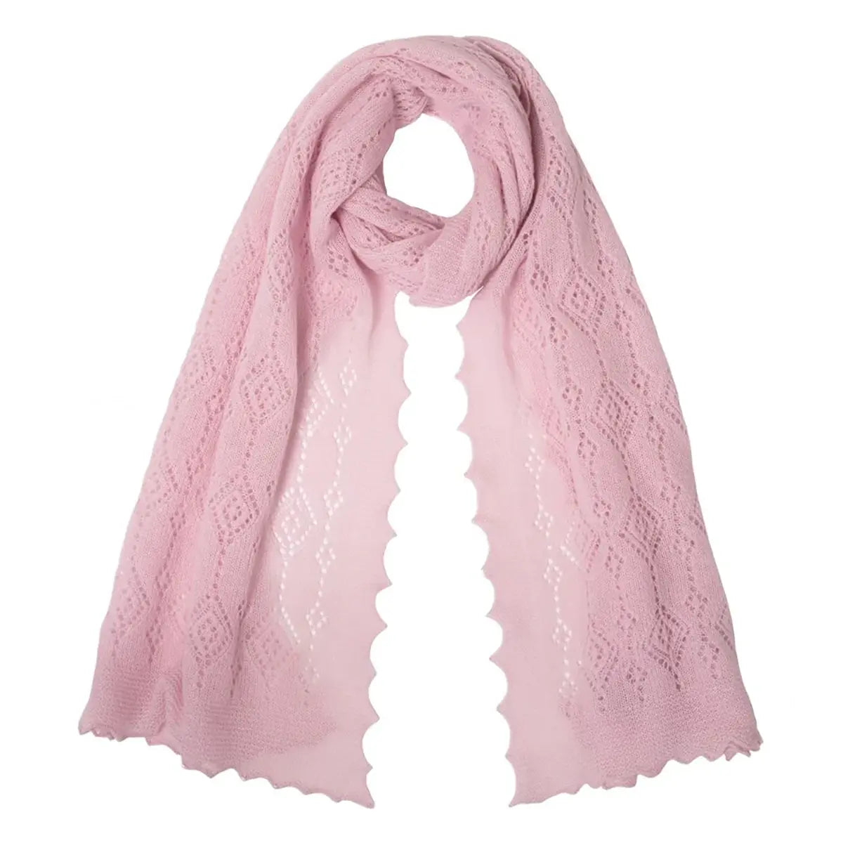 Jewel Cashmere Scarf in Pale Pink