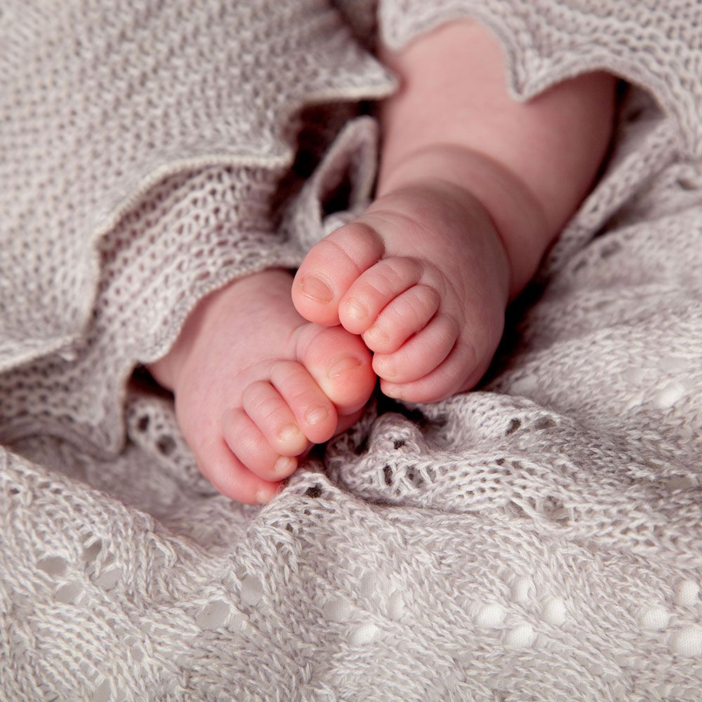 Kitten Paw Baby Gift Set in Grey