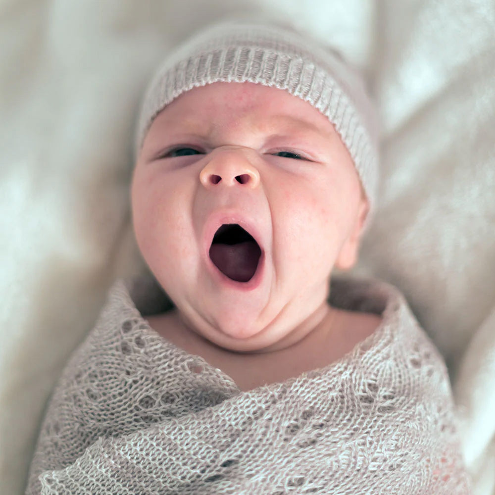 Kitten Paw Wool Baby Gift Set in Grey