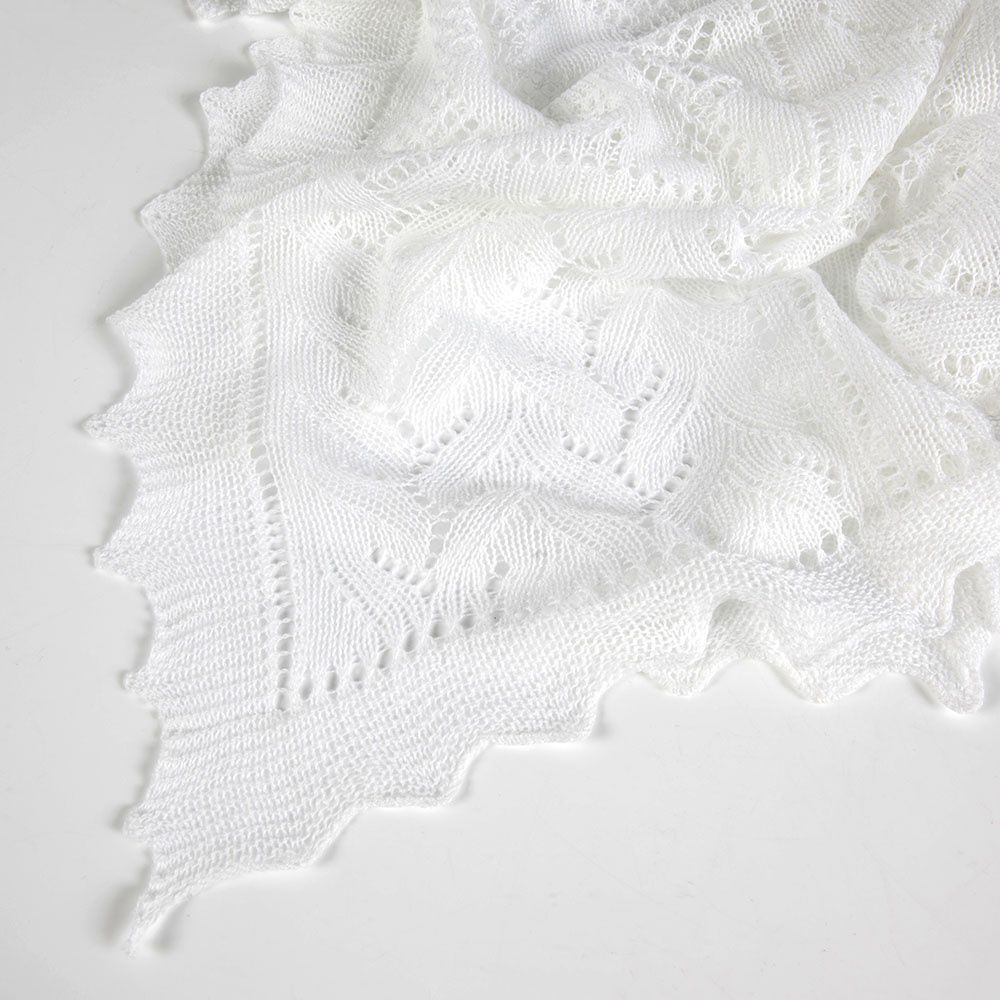 Lightweight Patchwork Baby Shawl