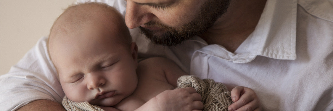 Newborn Baby in Shawl