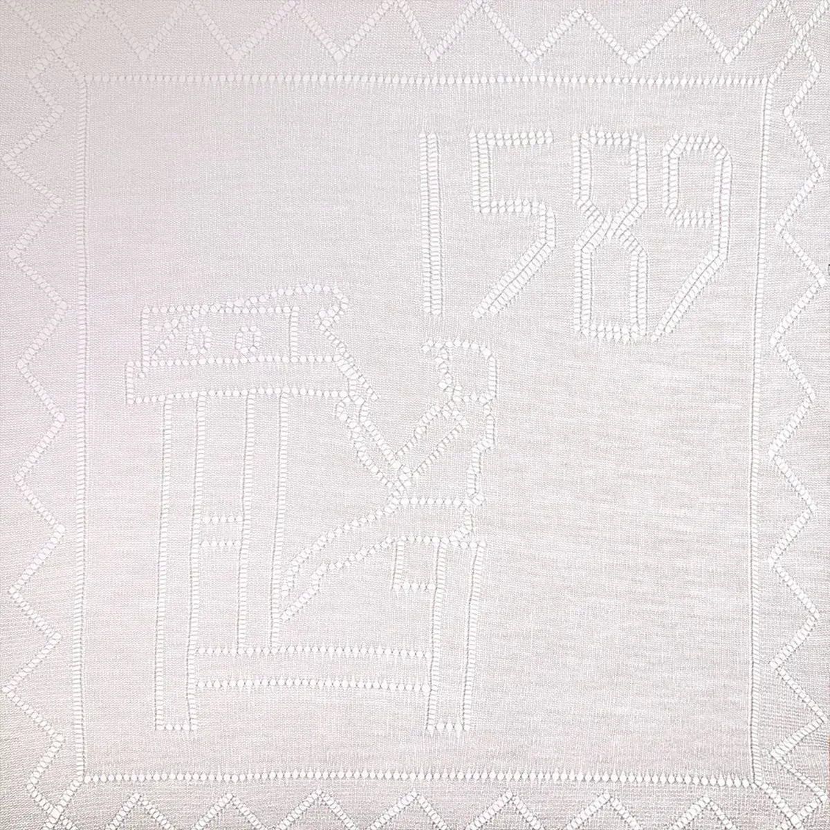 Rev. William Lee Wool Shawl Detail