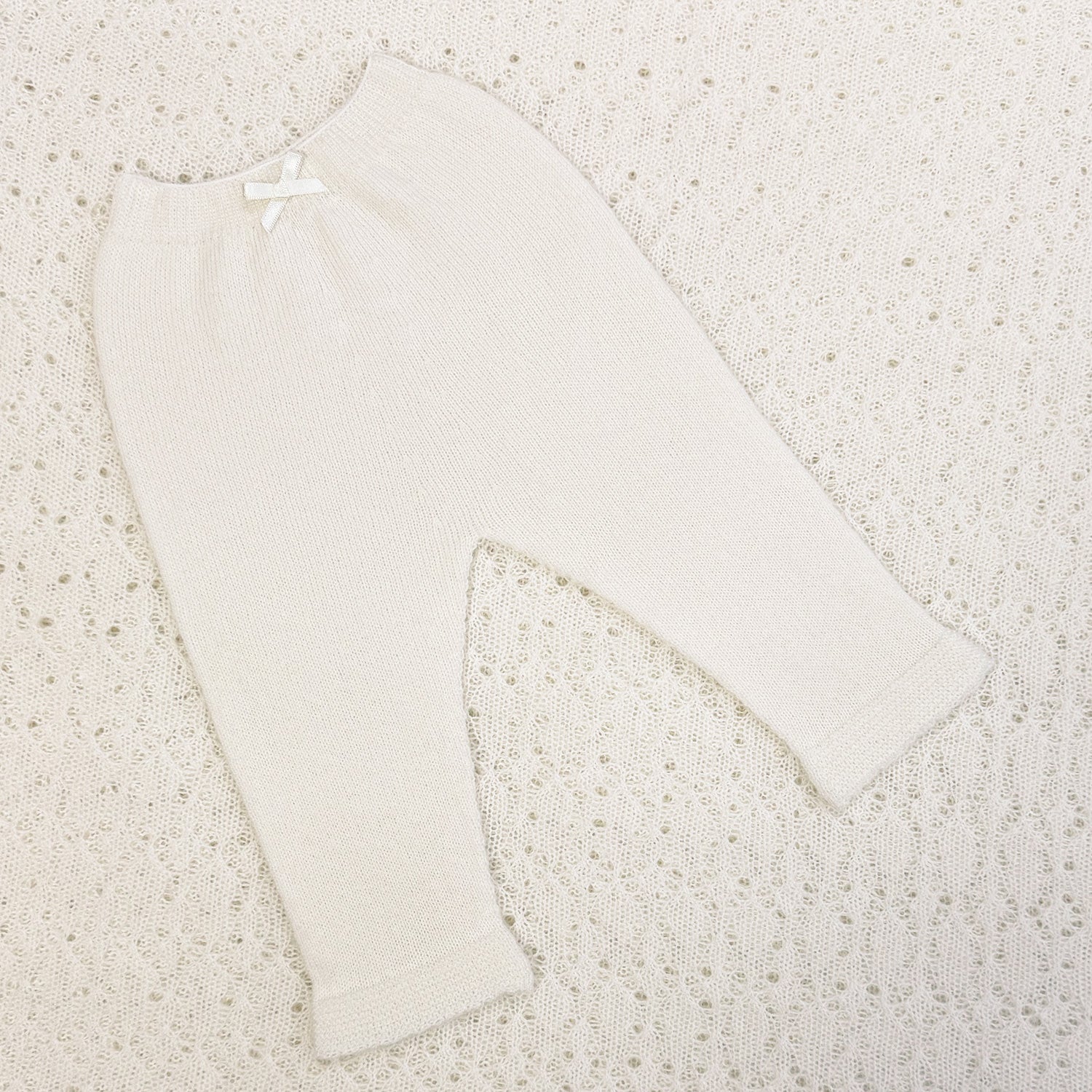 White Cashmere Baby Leggings