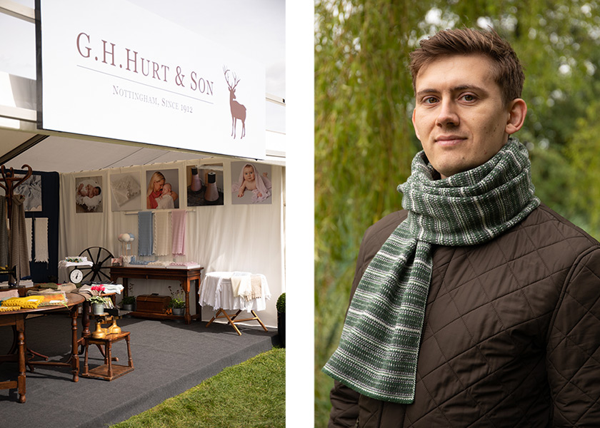Burghley Horse Trials Trade Stand and Scarf