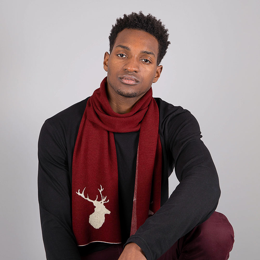 Mens Port Stag Scarf