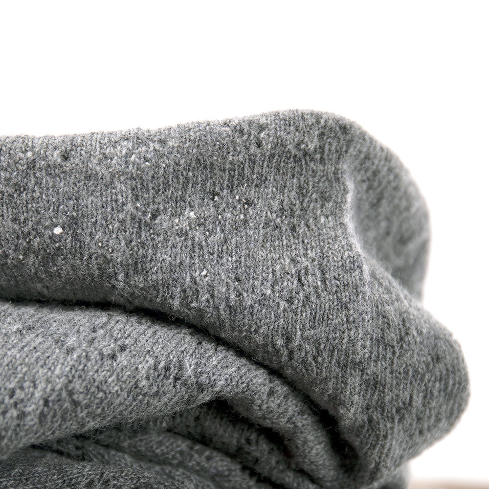 Luxuriously Soft Lambswool Snood in Derby Grey