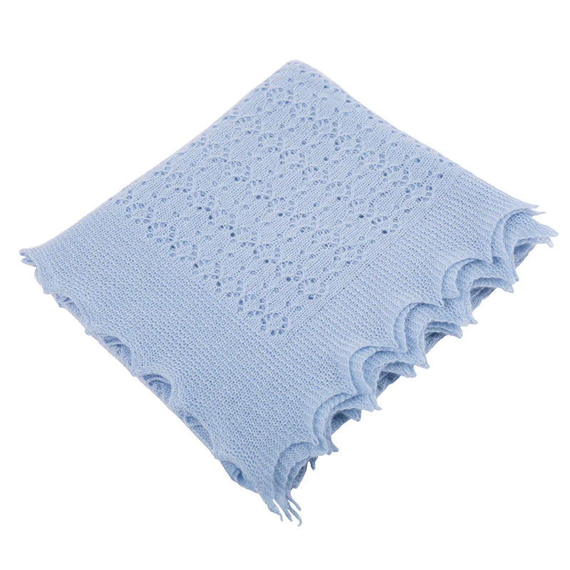 Mothercare My First Blue Cotton Shawl main image 0