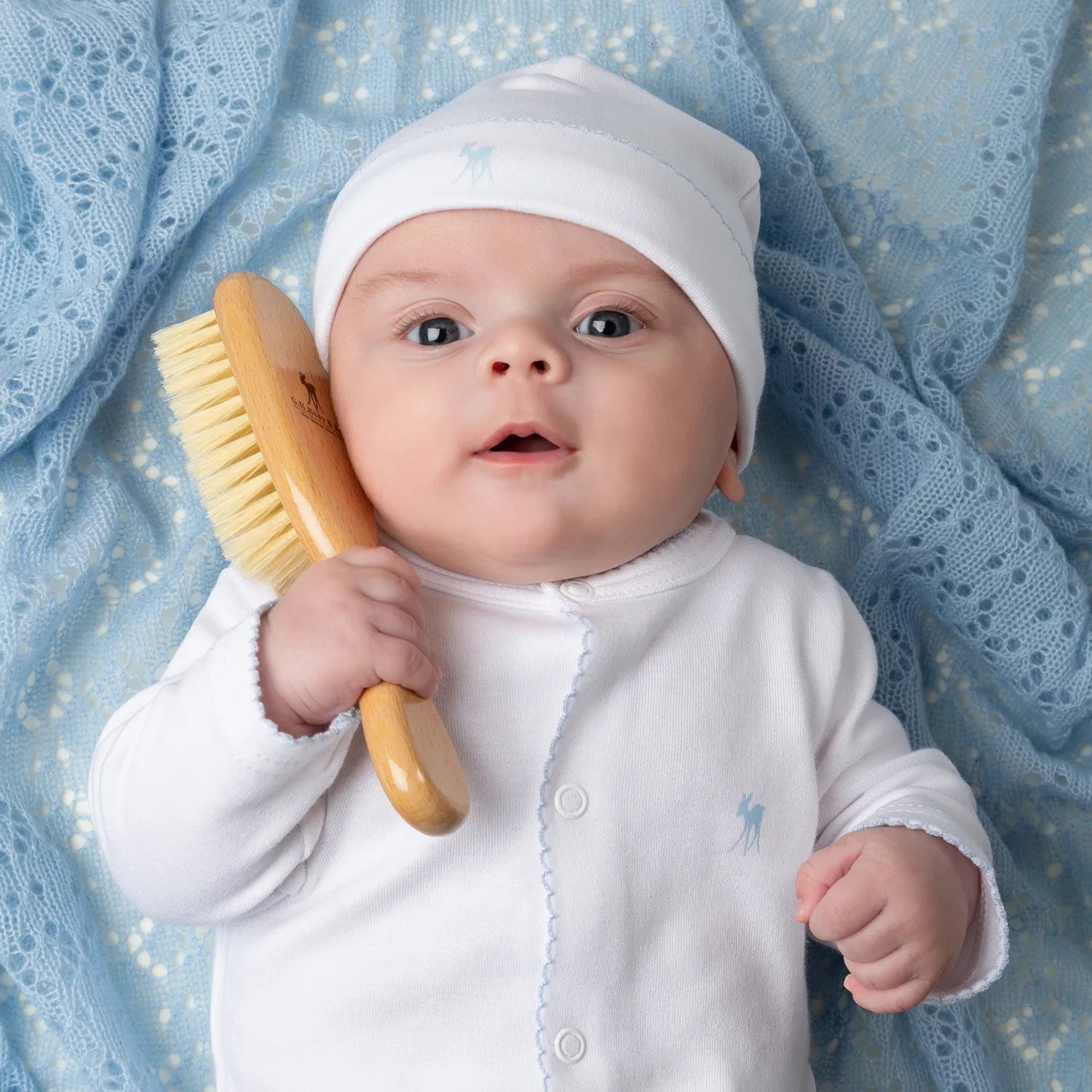 G.H.Hurt & Son Luxury Baby Hairbrush in a Gift Box