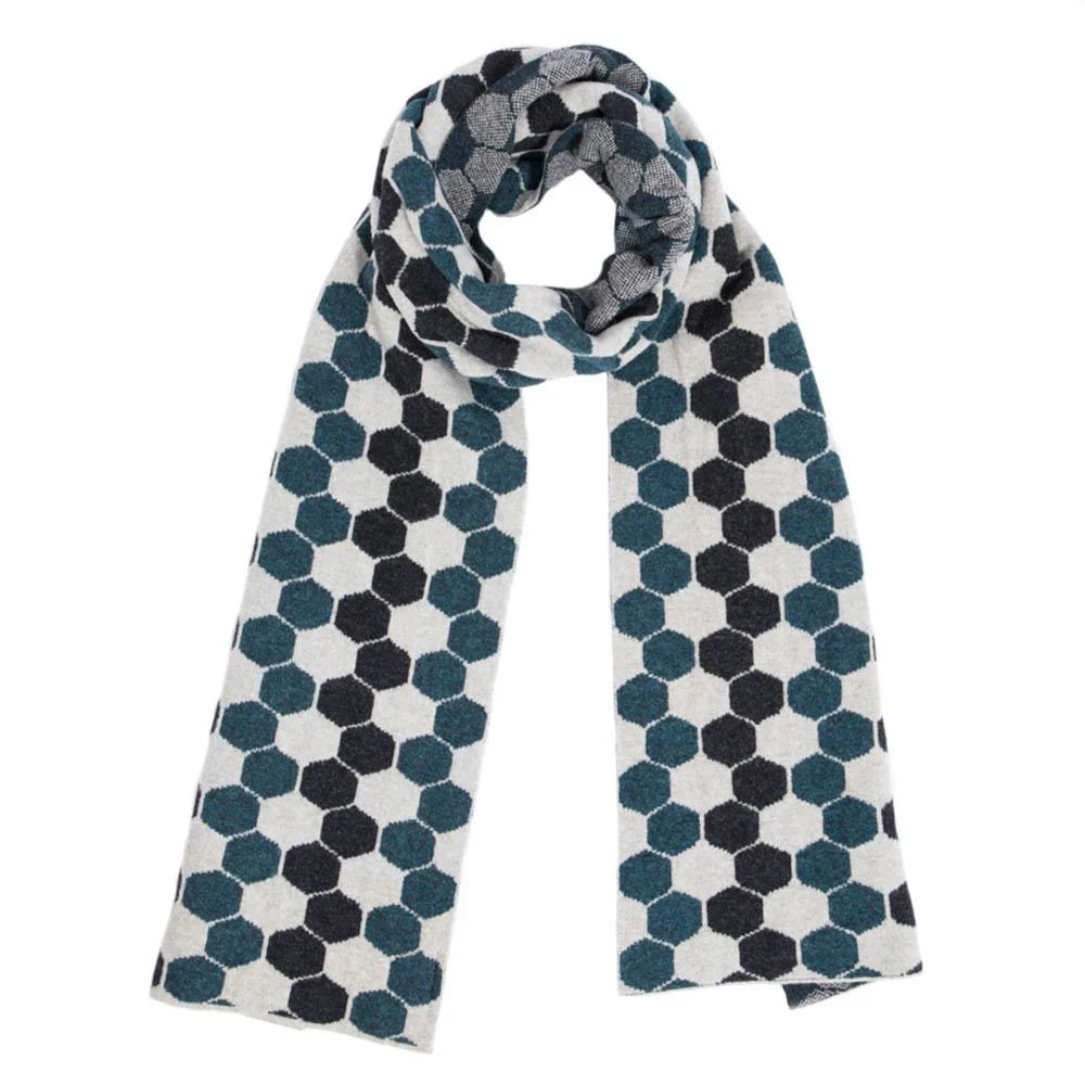 Lambswool Hexagon Scarf in Lugano