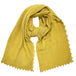 Horseshoe Lambswool Scarf in Brass