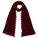 Jewel Cashmere Scarf in Claret