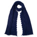 Jewel Cashmere Scarf in Navy