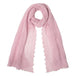 Jewel Cashmere Scarf in Pale Pink