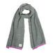 Ladies Lambswool Fine Stripe Scarf in Lugano