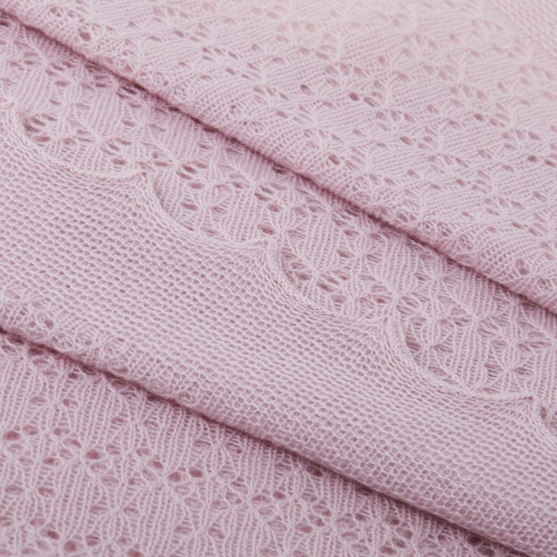 pink cosy cashmere close up
