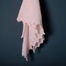 Soft Lacy Baby Shawl Pink Flowing