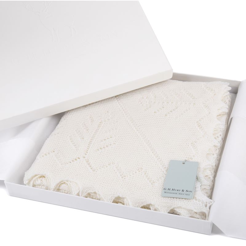 Gift boxed pure wool Christening shower