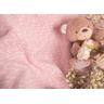 soft toy and personalised cashmere blanket
