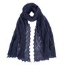The Belton - Mohair Lace Scarf - Navy
