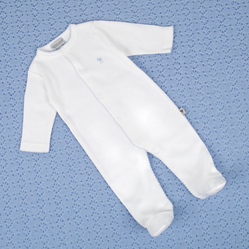 Baby Fawn Babygrow - Blue - 0-3 Months