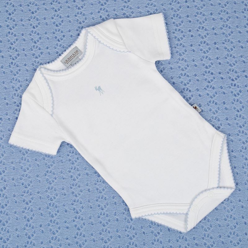 Baby Fawn Bodysuit - Blue  - 0-3 Months