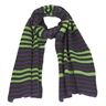 Cashmere & Wool Classic Striped Scarf - Green