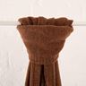 Ladies Lambswool Plain Knit Scarf - Hazelnut